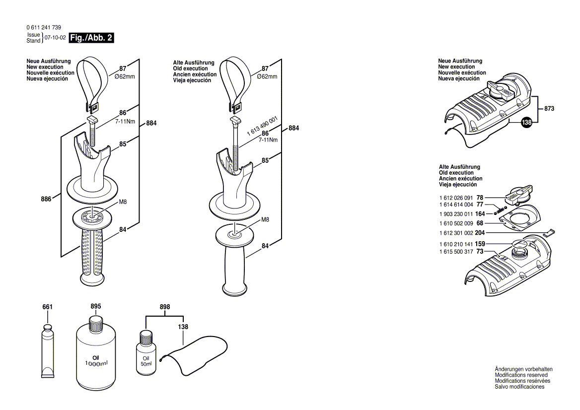 Bosch 11241evs - 0611241739 Tool Parts