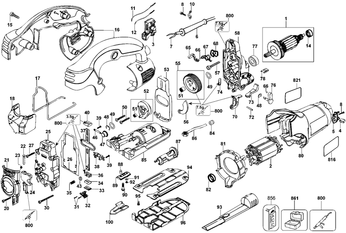 Dewalt parts clearance
