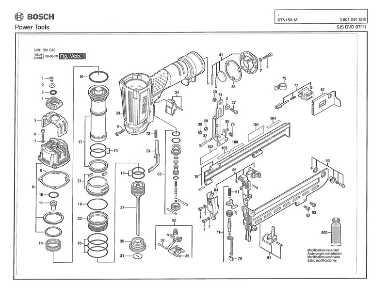 Bosch Parts 2610006591 Lower Bumper 